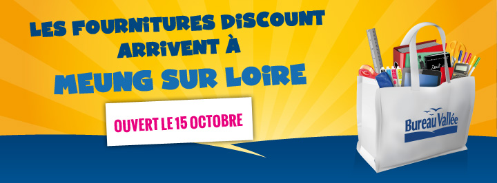 Bureau Vallée s’installe à Meung sur Loire / Baule