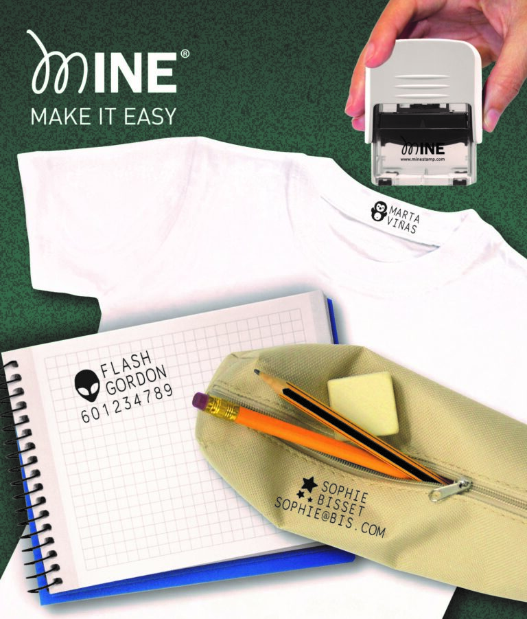 Le marqueur/tampon textile et papier Mine