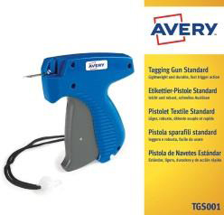 Annonce à tous les commerçants ! Avery a le produit qu’il vous faut ! 3 pistolet-textile