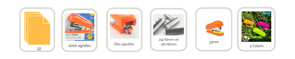 La gamme d'agrafeuses Rapesco® 4 bug-caracteristiques
