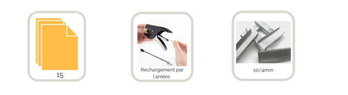 La gamme d'agrafeuses Rapesco® 8 pinceSP10-.caracteristiques