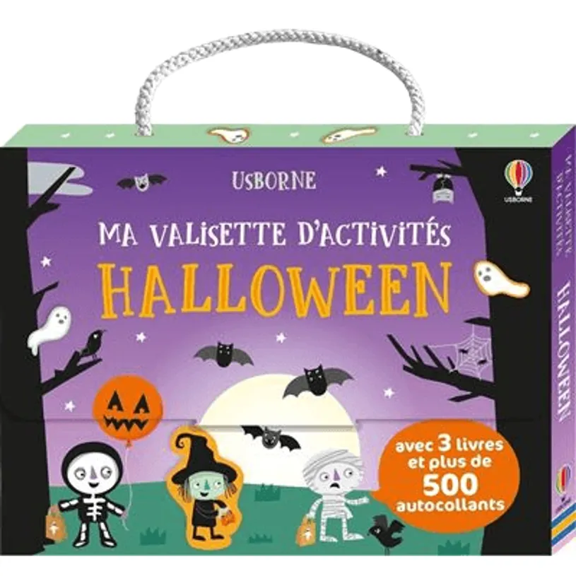 Halloween chez Bureau Vallée : déco, papeterie et accessoires monstres pour le bureau et la maison ! 12 Halloween - Ma valisette d'activités Usborne