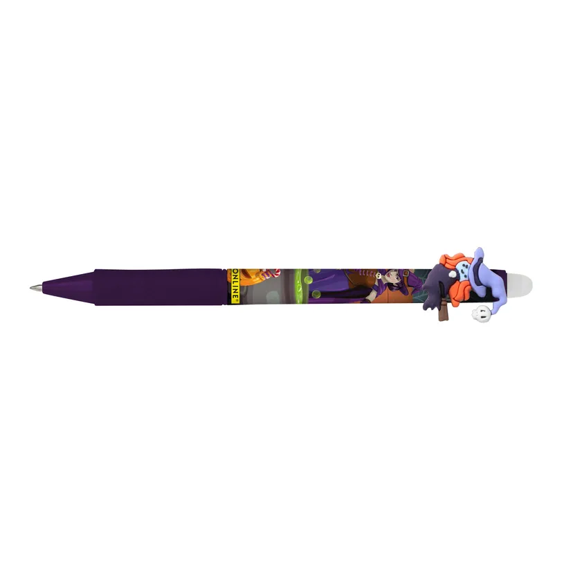 Halloween chez Bureau Vallée : déco, papeterie et accessoires monstres pour le bureau et la maison ! 9 Stylo encre gel magiXX Fun Halloween Hallowitch, encre effaçable bleue