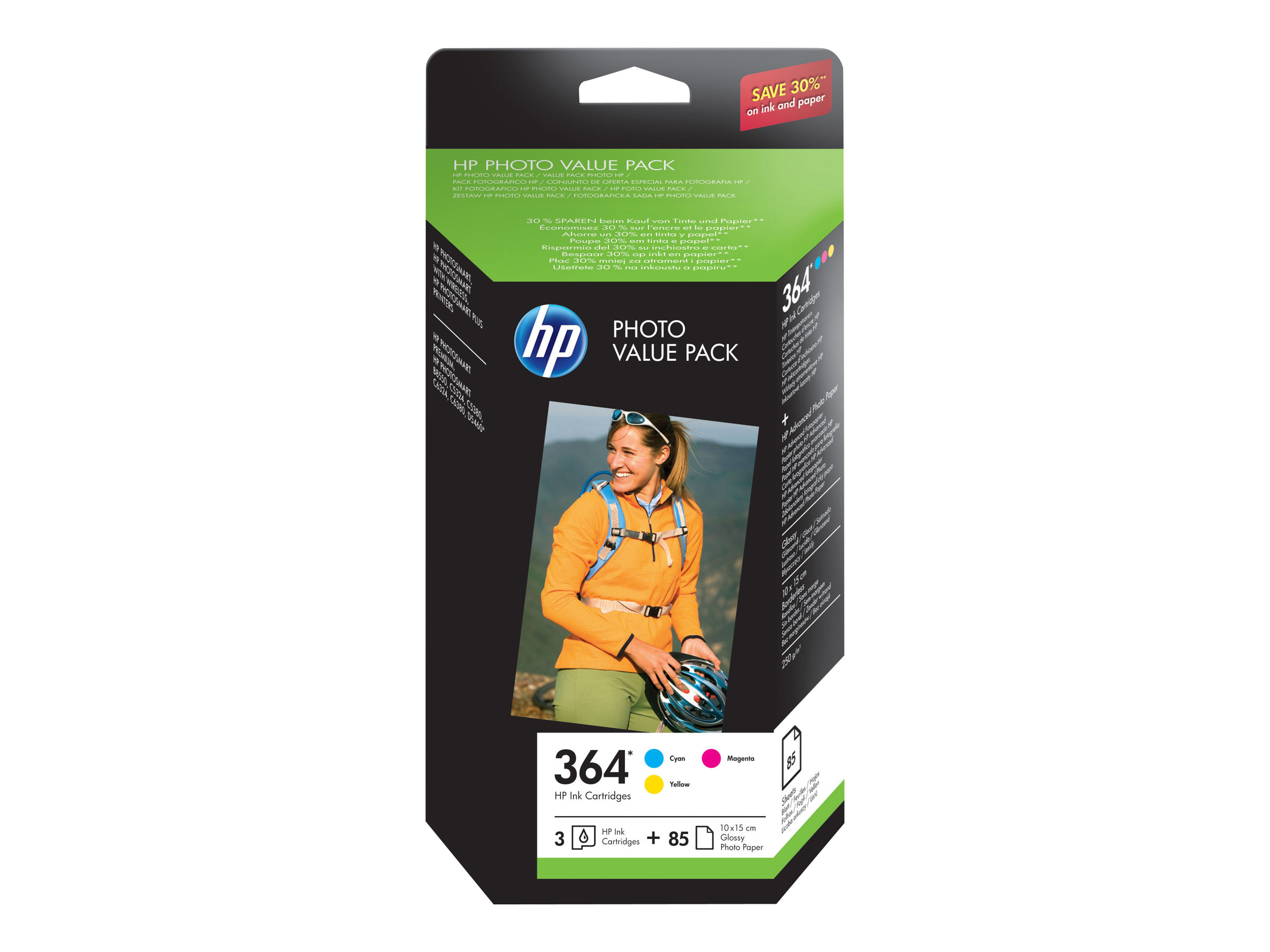 HP 364 Series Photo Value Pack - jaune, cyan, magenta ...