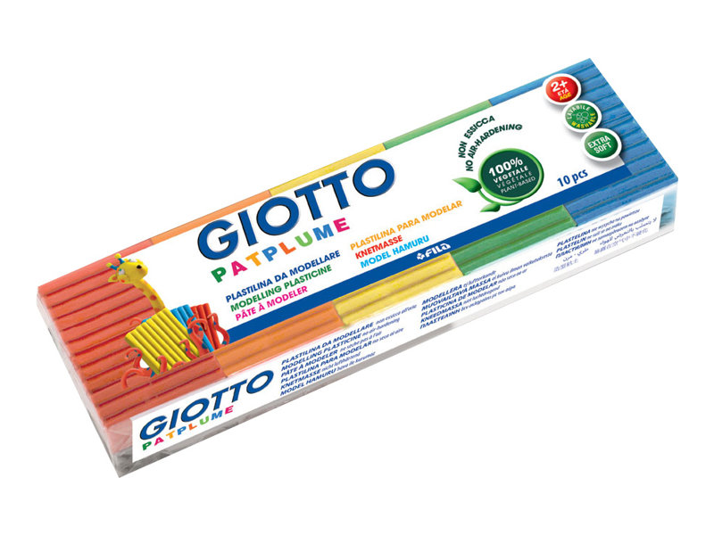Giotto 10 Pains Pate A Modeler Vegetale 50gr Pas Cher Bureau Vallee