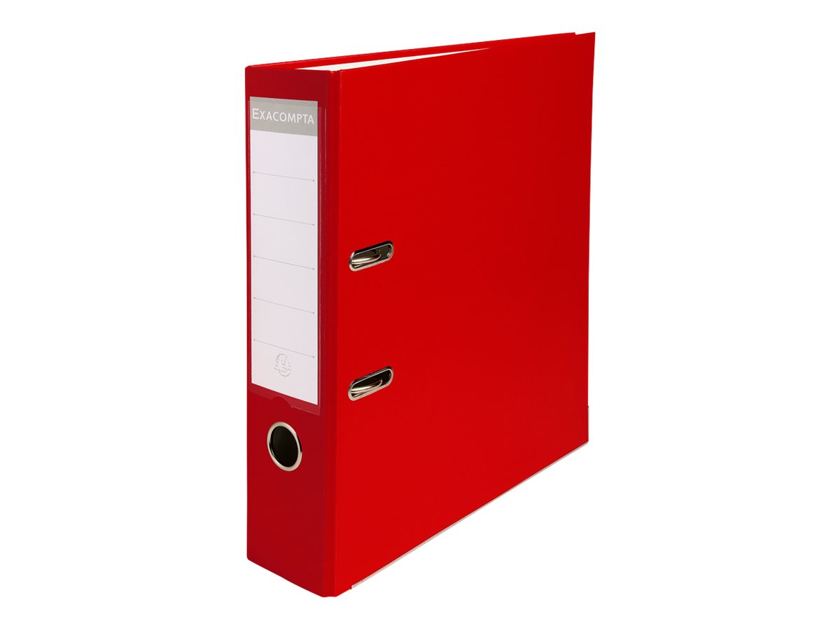 Exacompta Classeur A Levier Dos 80 Mm Pour 600 Feuilles Rouge Exacompta Classeur A Levier Dos 80 Mm Pour 600 Feuilles Rouge