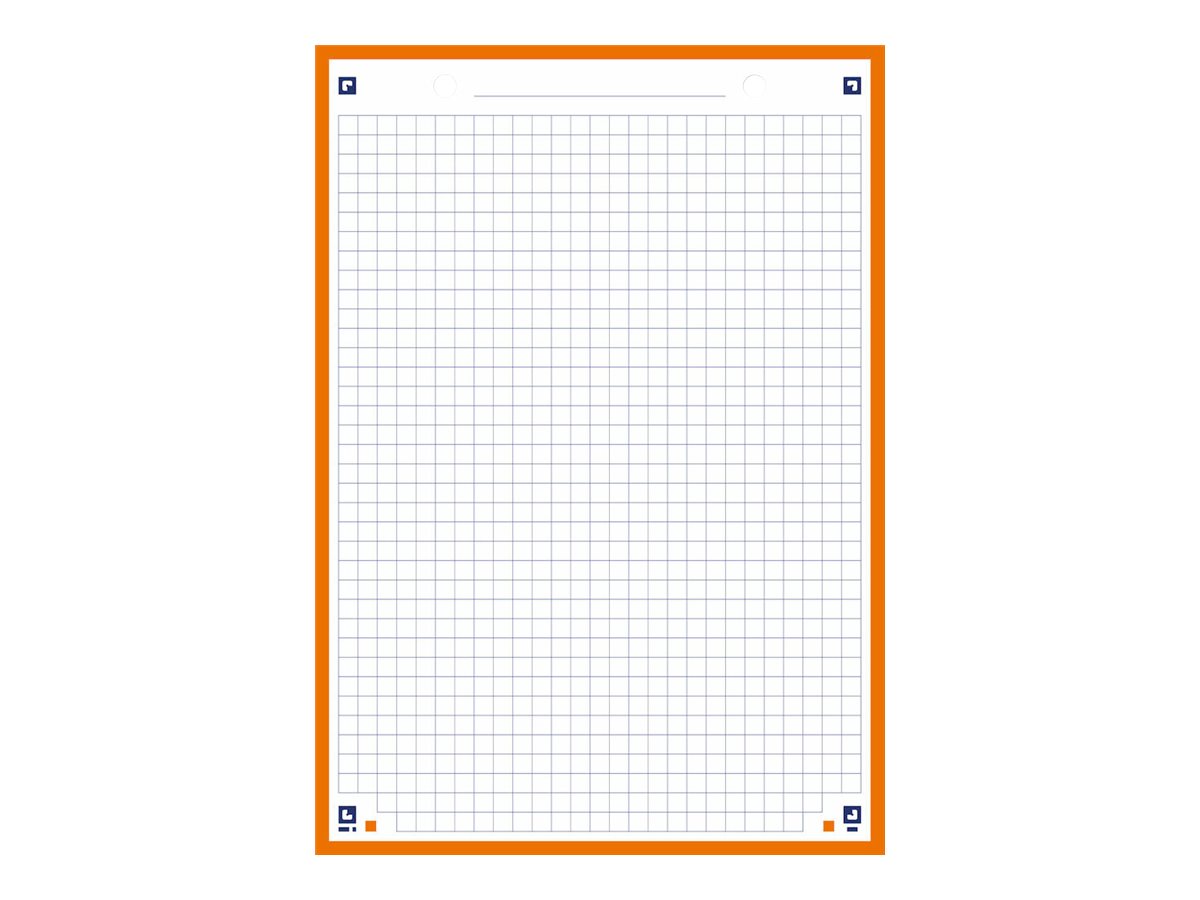 Oxford Pack De 30 Fiches Bristol Scribzee A5 Petits Carreaux Perforees Orange