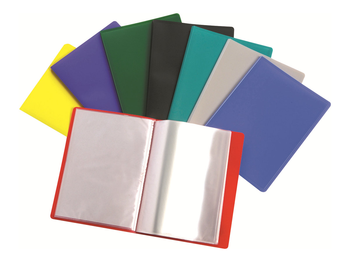 Initial - Porte vues - 80 vues - A4 - rouge Pas Cher | Bureau Vallée