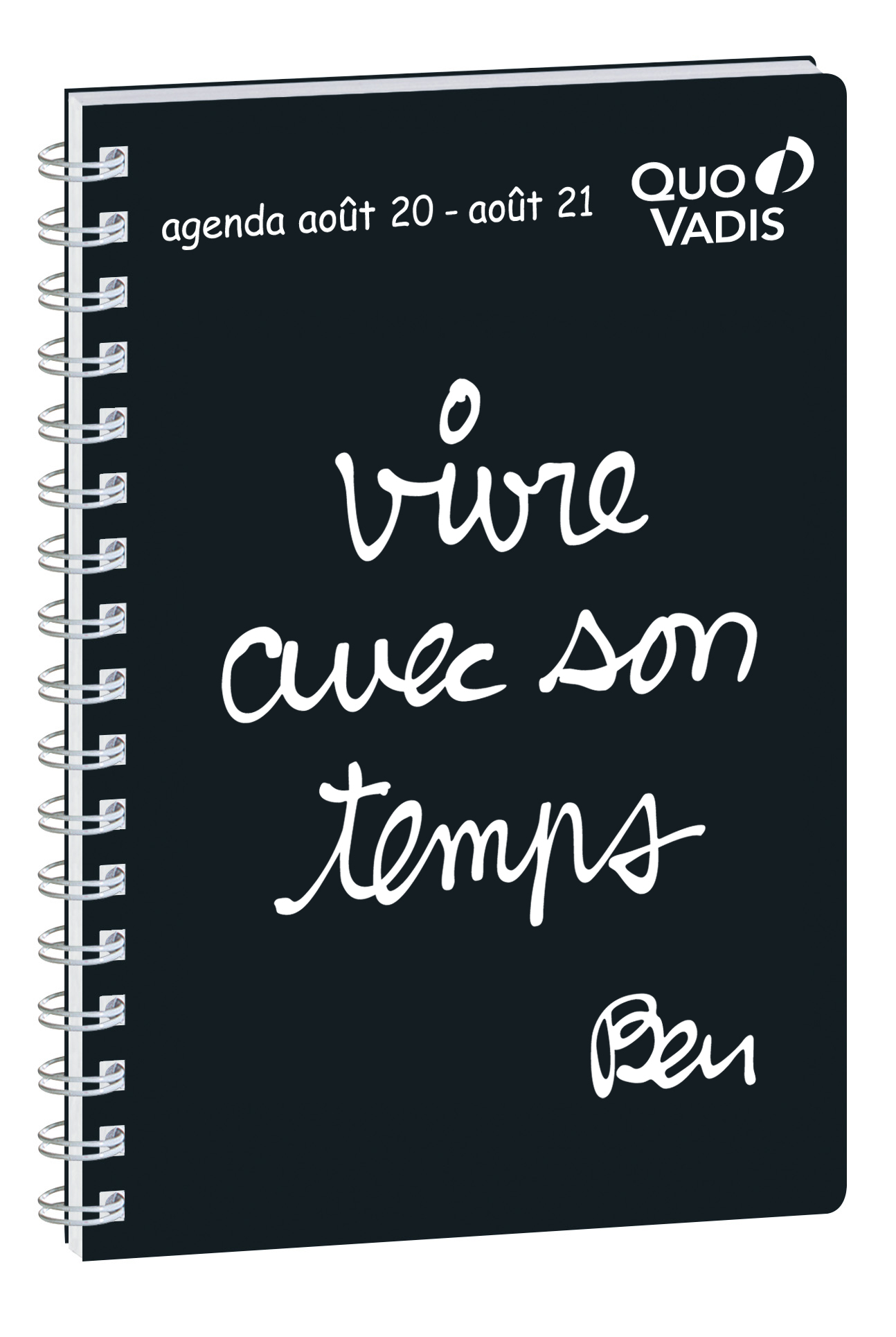 Ben Agenda spiralé universitaire 1 semaine sur 2 pages 10 x 15 cm