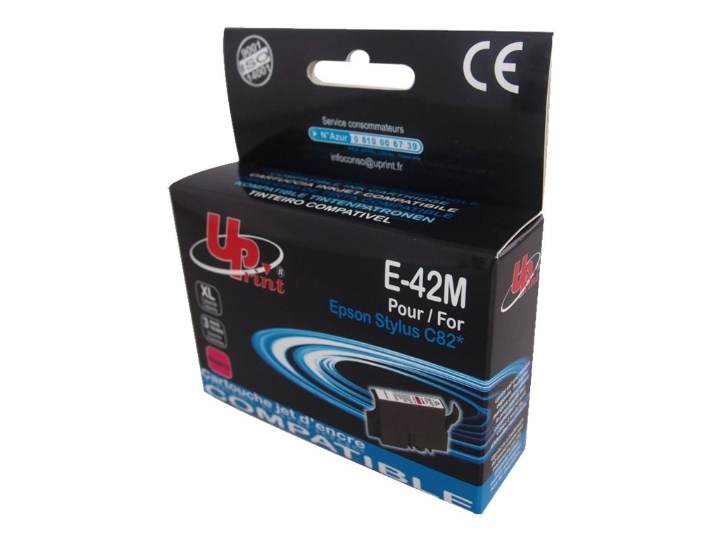 Cartouche Encre Bureau Vallée Epson Epson T0423 Intercalaires - compatible UPrint E.42M - magenta