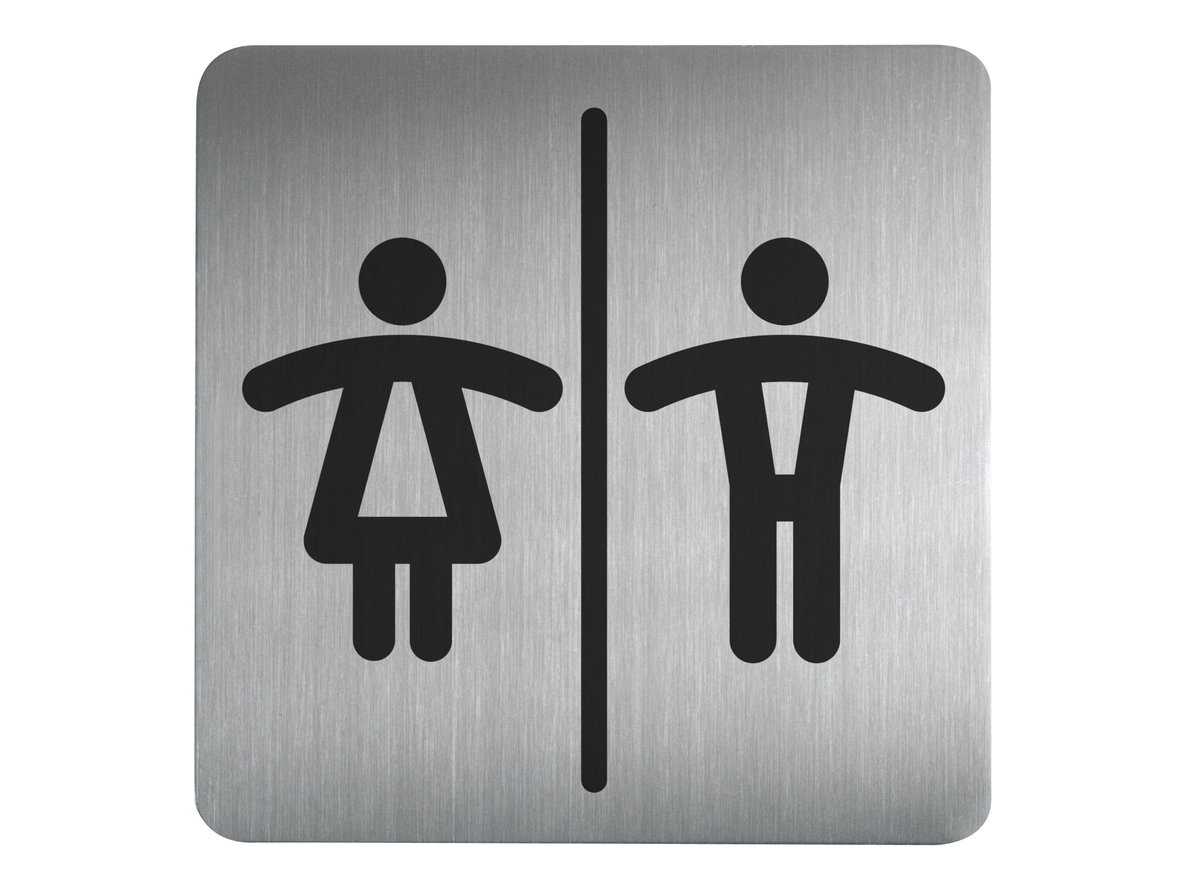 Durable Pictogramme Carre Toilettes Hommes Femmes 150 X 150 Mm Pas Cher Bureau Vallee
