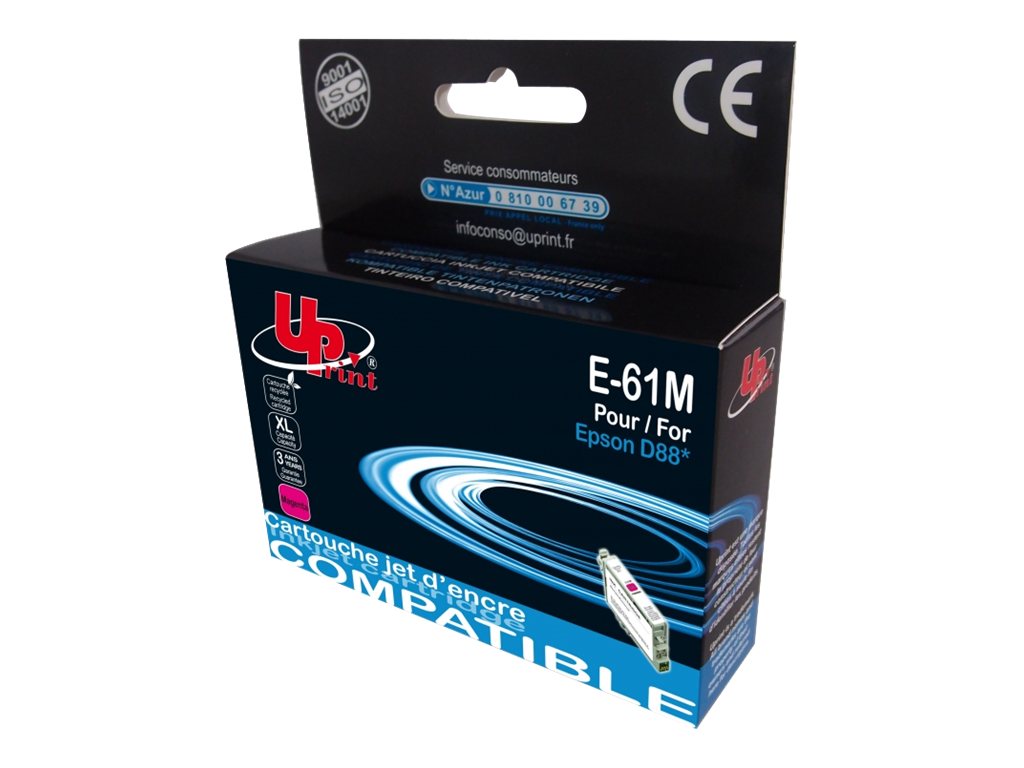 Cartouche Encre Bureau Vallée Epson Epson T0613 Ourson - compatible UPrint E.61M - magenta - cartouche d
