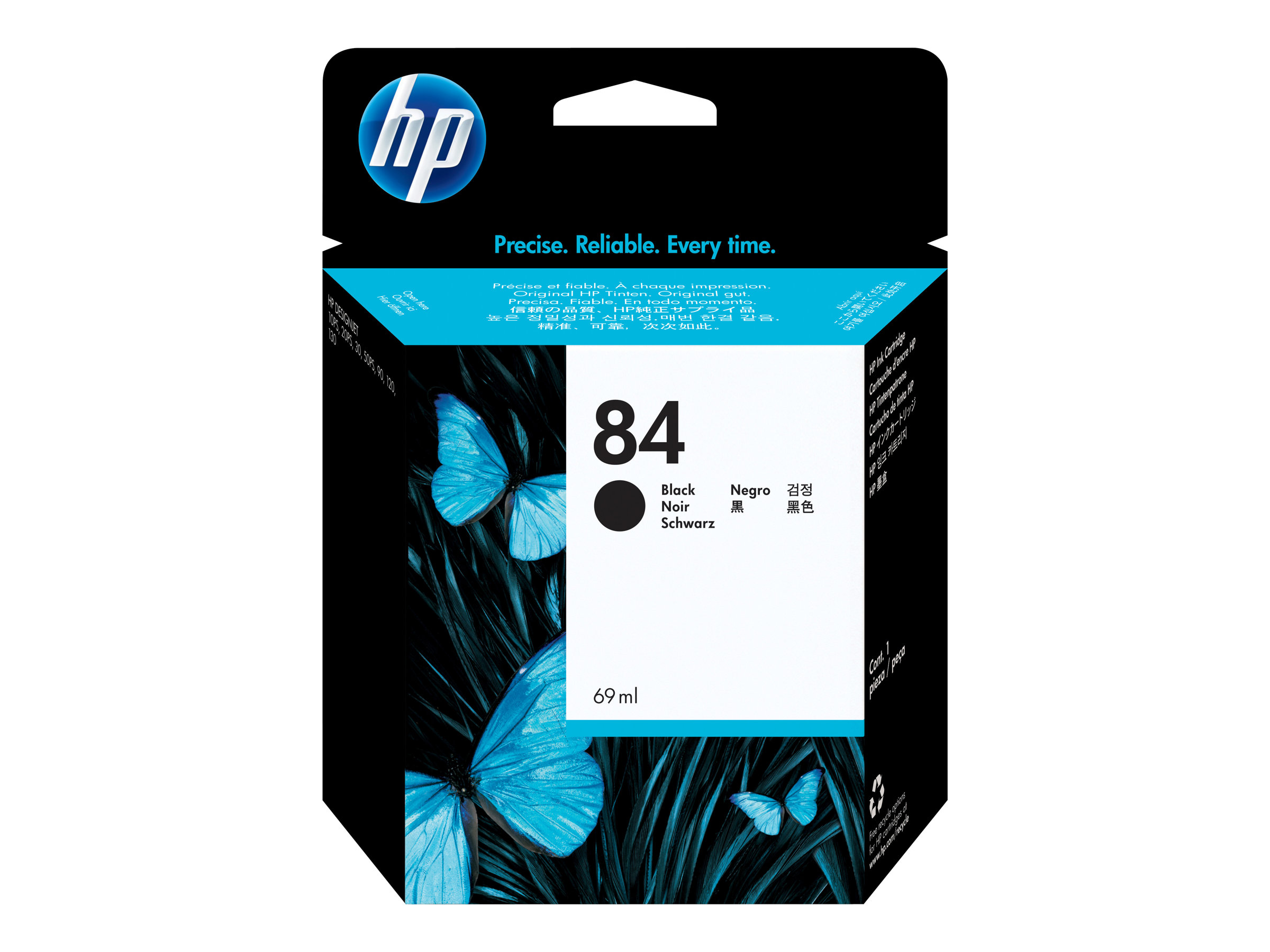 Cartouche Hp Bureau Vallée HP 84 - noir - cartouche d'encre originale Pas Cher | Bureau Vallée