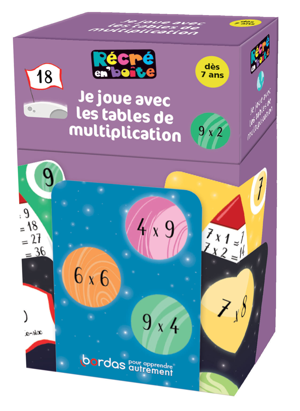 94 On Y Joue A La Recre Récré en boîte - Je joue avec les tables de multiplications Pas Cher