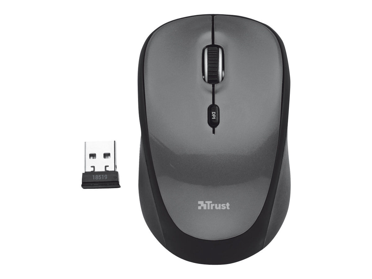 Trust Wireless Mouse Yvi - souris - 2.4 GHz Pas Cher | Bureau Vallée