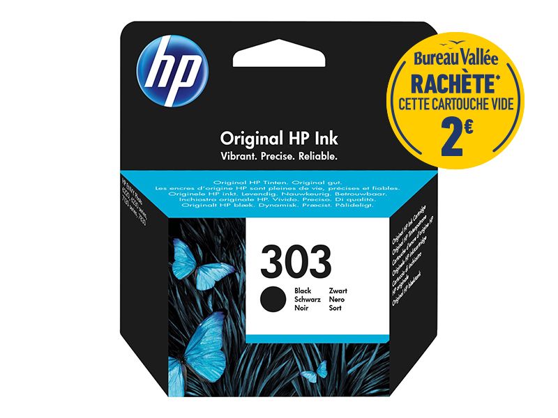 Cartouche Hp Bureau Vallée HP 303 - noir - cartouche d'encre originale Pas Cher | Bureau Vallée