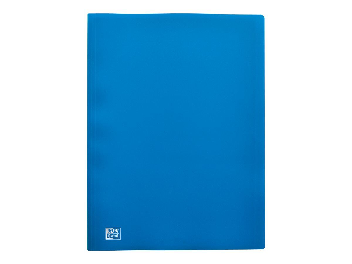 Initial Porte vues 100 vues A4 bleu Pas Cher Bureau Vallée