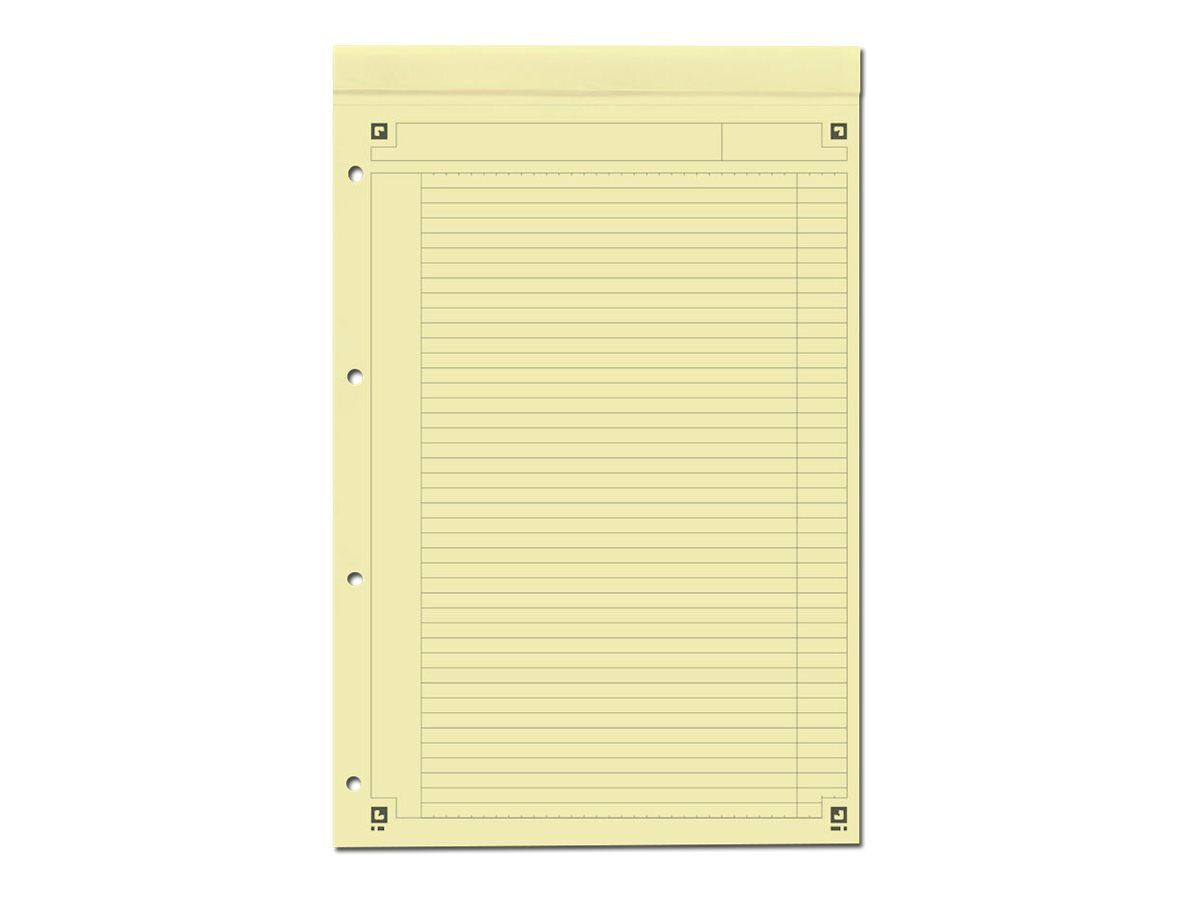 OXFORD International Bloc notes A4 + 160 pages ligné jaune