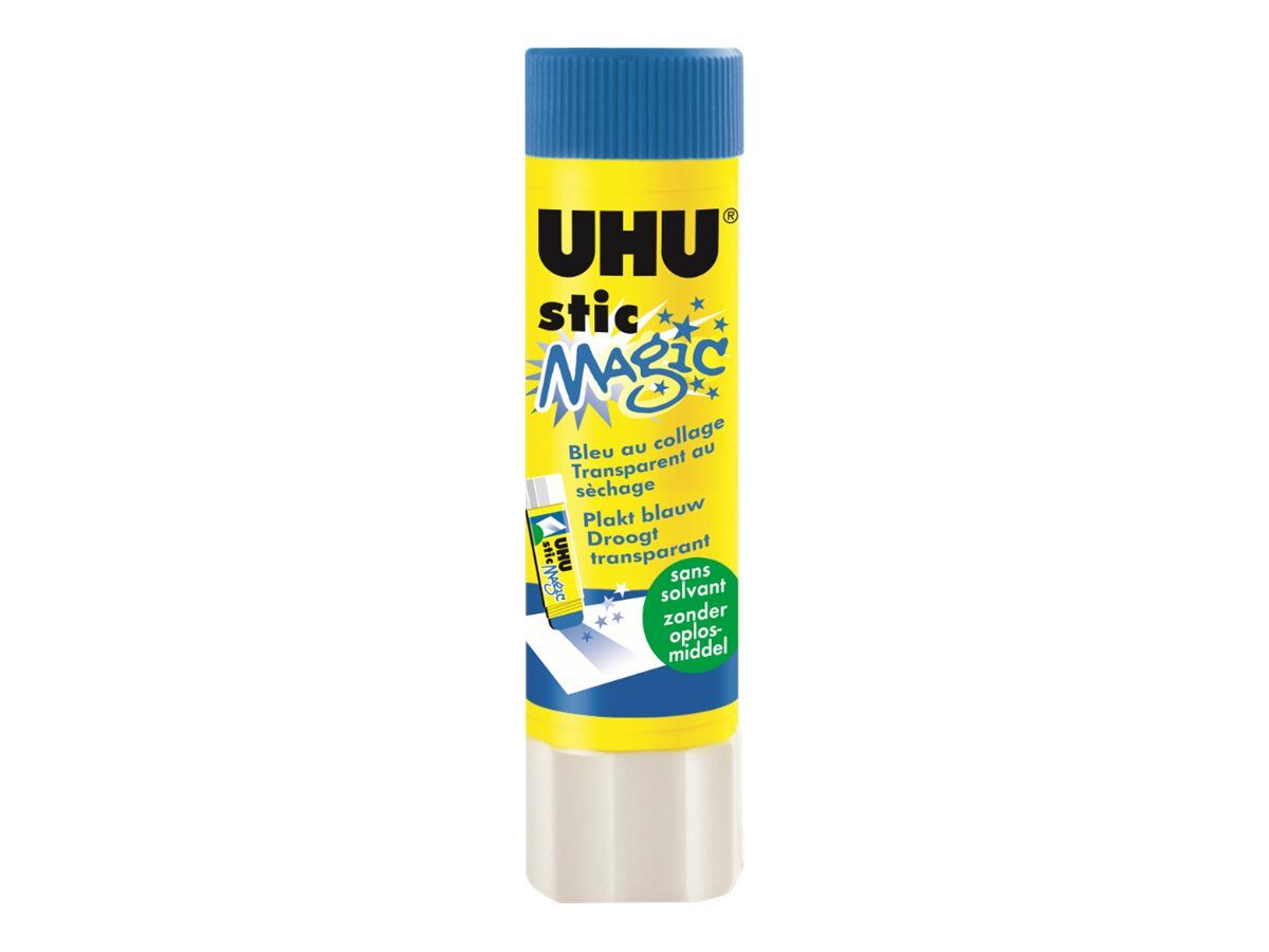 UHU stic MAGIC B ton de colle  8 2 gr bleu sans 