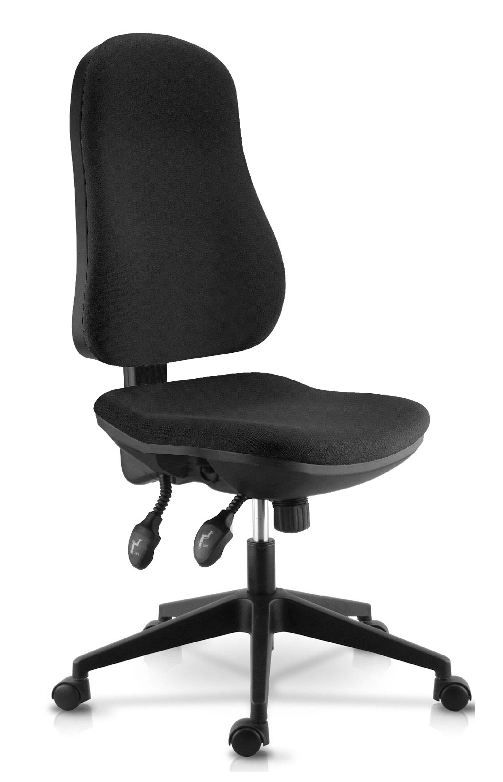 Fauteuil de bureau LIBRA accoudoirs en option Noir Pas Fauteuil de bureau LIBRA accoudoirs en option Noir Pas