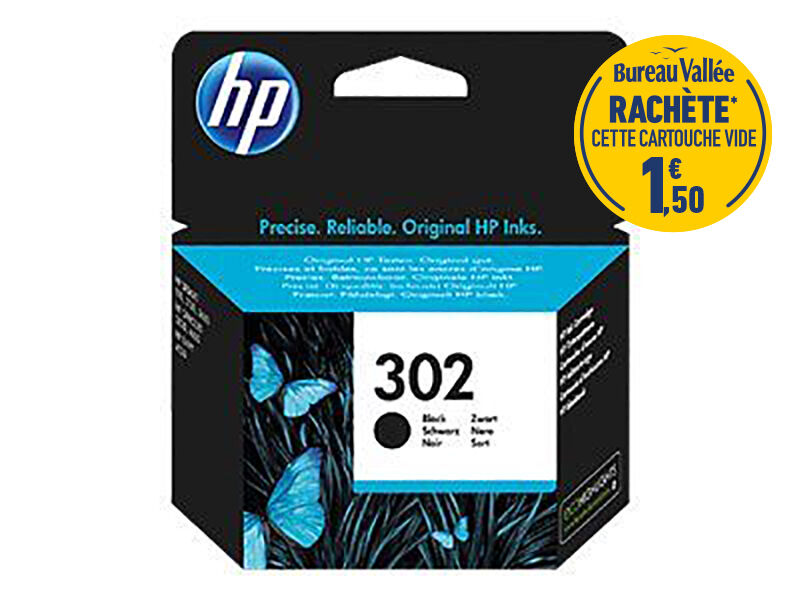 HP 302 - noir - cartouche d'encre originale Pas Cher | Bureau Vallée