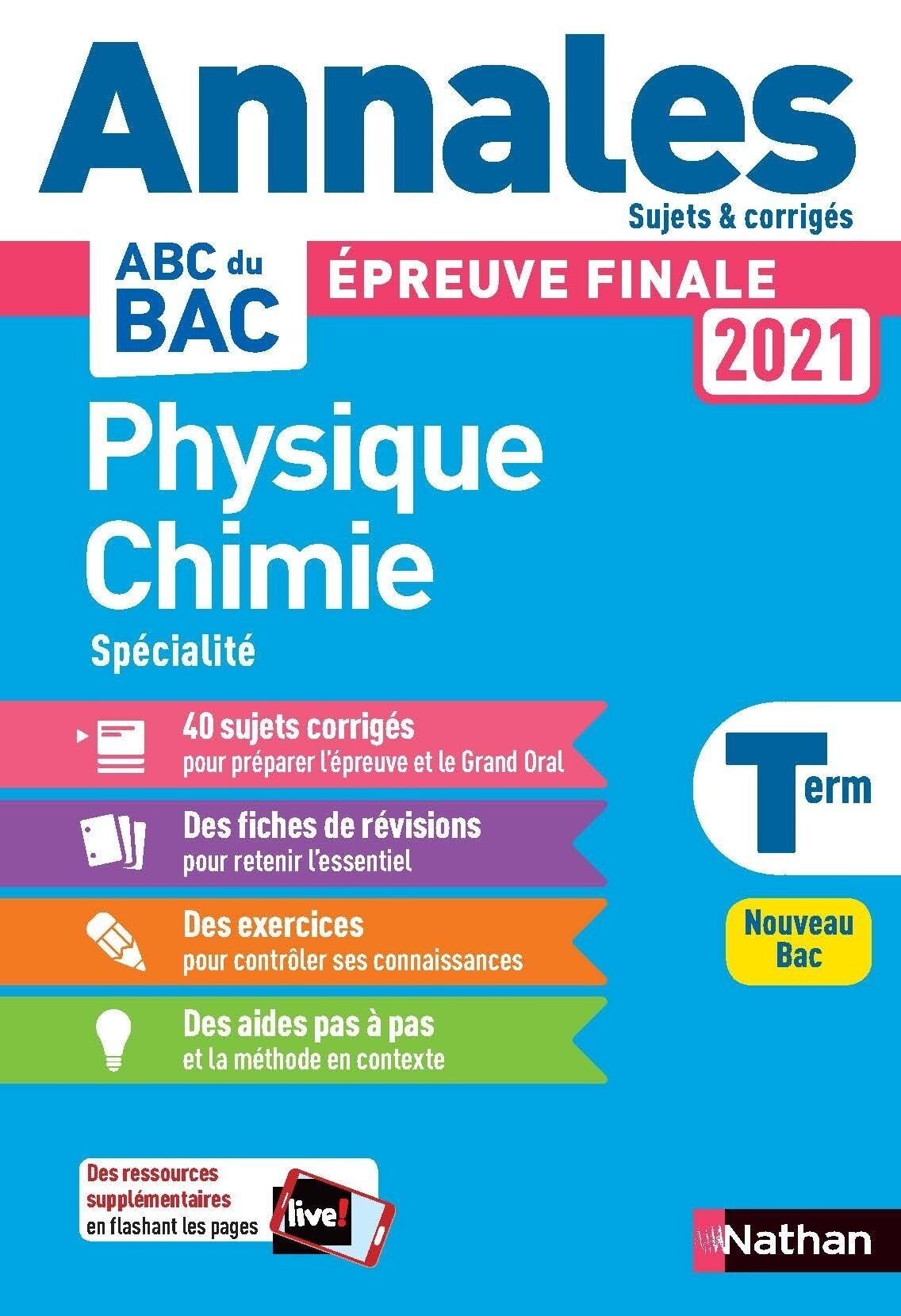 Annales Physique chimie Terminale S Pdf