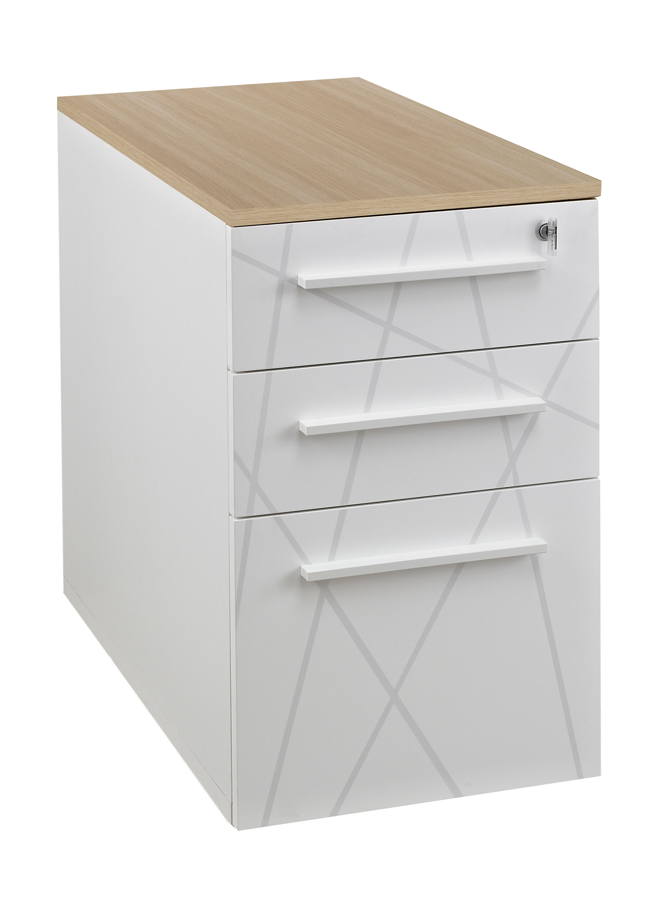 Caisson bout de bureau Sunday - Profondeur 60 cm - 3 ...