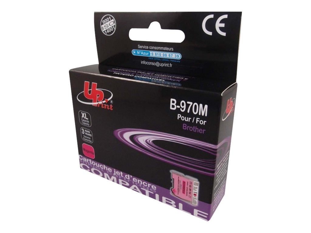 Bureau Cartouche D'encre Brother LC1000/LC970 - compatible UPrint B.970/1000M - magenta