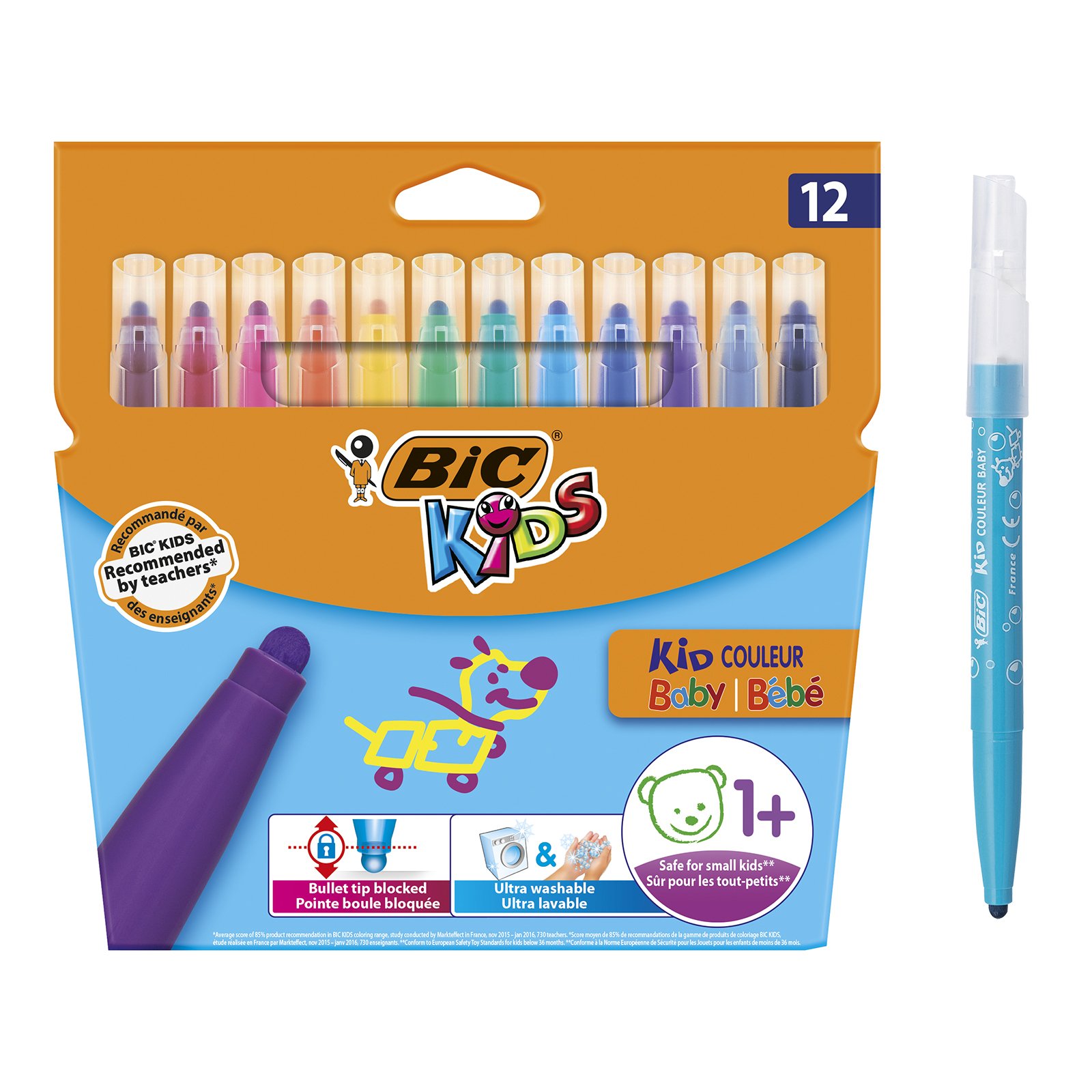 Bic Kids Couleurs Baby 12 Feutres Pointe Extra Large Pas Cher Bureau Vallee Bic Kids Couleurs Baby 12 Feutres Pointe Extra Large Pas Cher Bureau Vallee