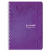 Calligraphe 7000 - Cahier reliure intégrale 21 x 29.7 cm - 100 pages - grands carreaux (Seyes) - violet