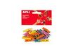 Apli - 20 pinces à linge bois - coloris assortis