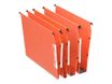 Esselte Dual - 25 Dossiers suspendus pour armoires - fond V - orange