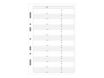 Exacompta Exatime 21 - Recharge pour organiseur - carnet d'adresses/téléphones - 14,2 x 21 cm