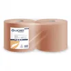 Lucart - 2 Bobines d'essuie-mains chamois double épaisseur - 1500 feuilles