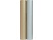 Clairefontaine - Papier cadeau kraft - 70 cm x 3 m - 60 g/m² - or ou argent
