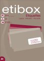 Etibox - 200 Étiquettes adhésives blanches - 210 x 148.5 mm - Coins droits - réf 119759