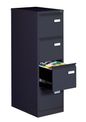 Classeur métallique pour dossiers suspendus - 4 tiroirs - H132 x L41 x P62 cm - anthracite