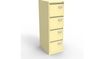 Classeur métallique pour dossiers suspendus - 4 tiroirs - H132 x L41 x P62 cm - beige