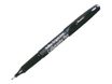 Artline - Marqueur permanent Calligraphie - pointre fibre extra fine - noir