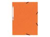 Exacompta Nature Future - 10 Chemises à 3 rabats - A4 - pour 250 feuilles - orange