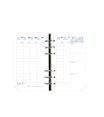 Recharge pour organiseur Timer 17 Planning - 1 semaine sur 2 pages - 10 x 17 cm - Quo Vadis