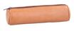 Oxford - Trousse ronde - cuir naturel beige