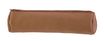 Oxford - Trousse ronde - cuir teinté caramel marron