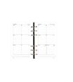Recharge pour organiseur Timer 17 Horizontal - 1 semaine sur 2 pages - 10 x 17 cm - Quo Vadis