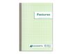 Exacompta - Manifold Carnet de factures avec TVA - 50 dupli - A5