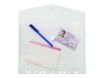 Exacompta - 5 Pochettes enveloppes perforées à scratch - A4 - transparentes