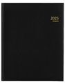 Agenda Lima Concorde - 1 semaine sur 2 pages - 21 x 27 cm - noir - Brepols