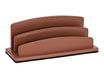 Quo Vadis Satiny - Trieur demi-rond 2 compartiments - 26 x 10,5 cm - marron