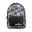 Bagtrotter - Cartable - 1 compartiment - polyester - noir, blanc, gris - Spider-Man