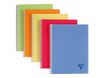 Clairefontaine Linicolor - Cahier polypro à spirale A4 (21x29,7cm) - 180 pages - petits carreaux (5x5mm) - disponible dans différentes couleurs